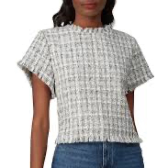 Cupcakes & Cashmere | Tweed Top | Size XS - Picture 5 of 5